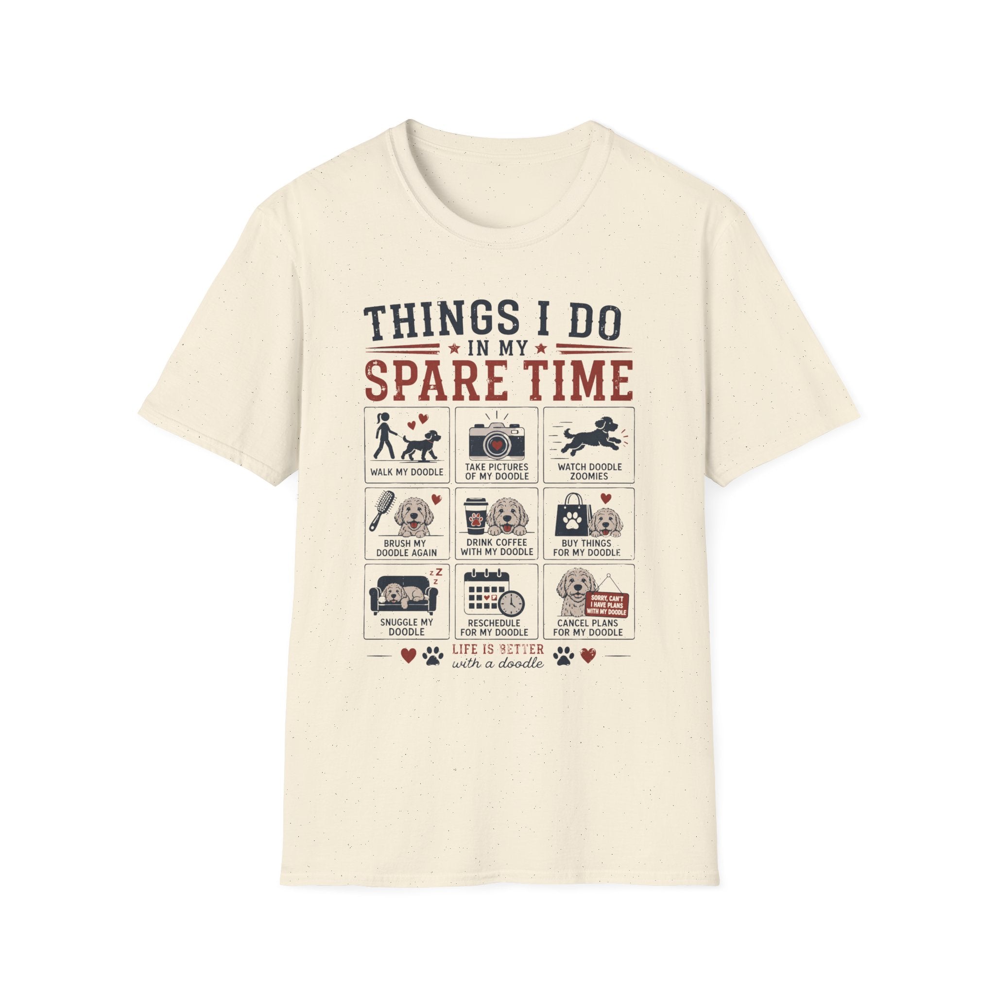 Things I Do in My Spare Time Doodle T-Shirt