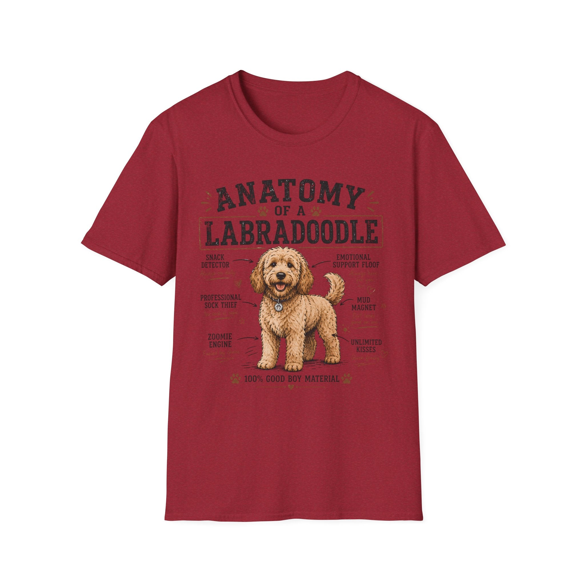 Anatomy of a Labradoodle T-Shirt