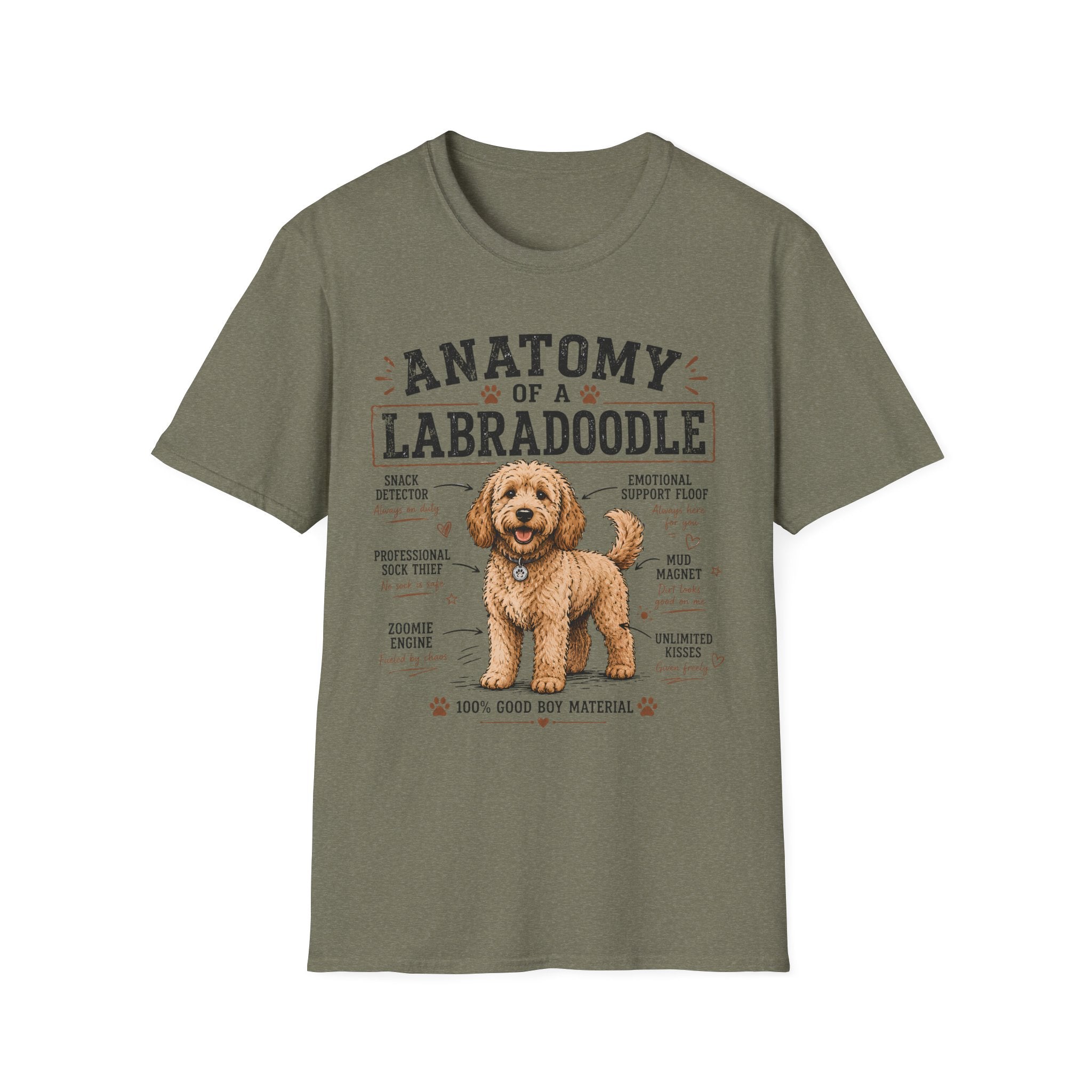 Anatomy of a Labradoodle T-Shirt