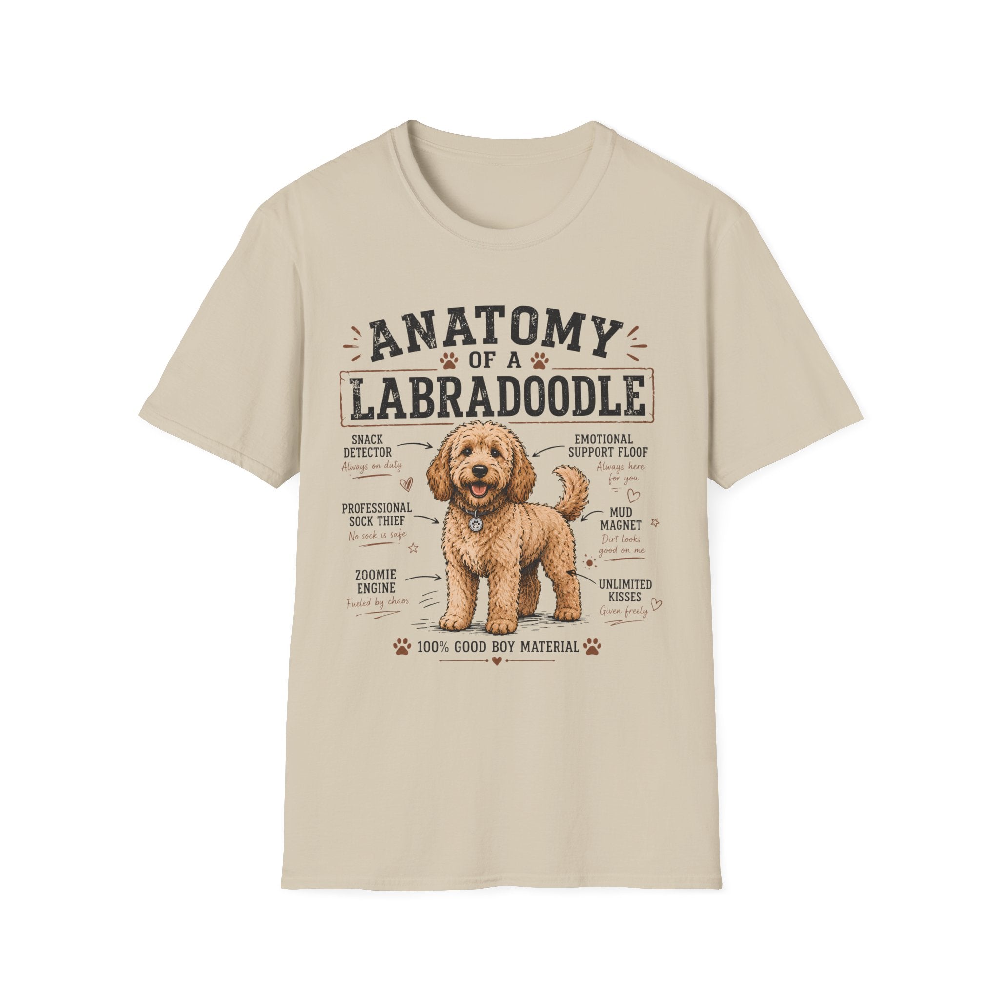 Anatomy of a Labradoodle T-Shirt