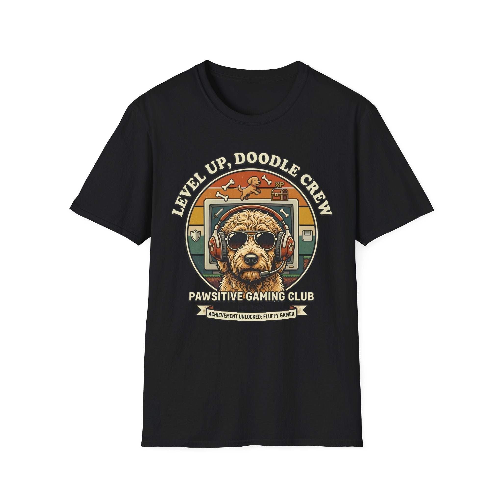 Level Up Doodle Crew T-Shirt