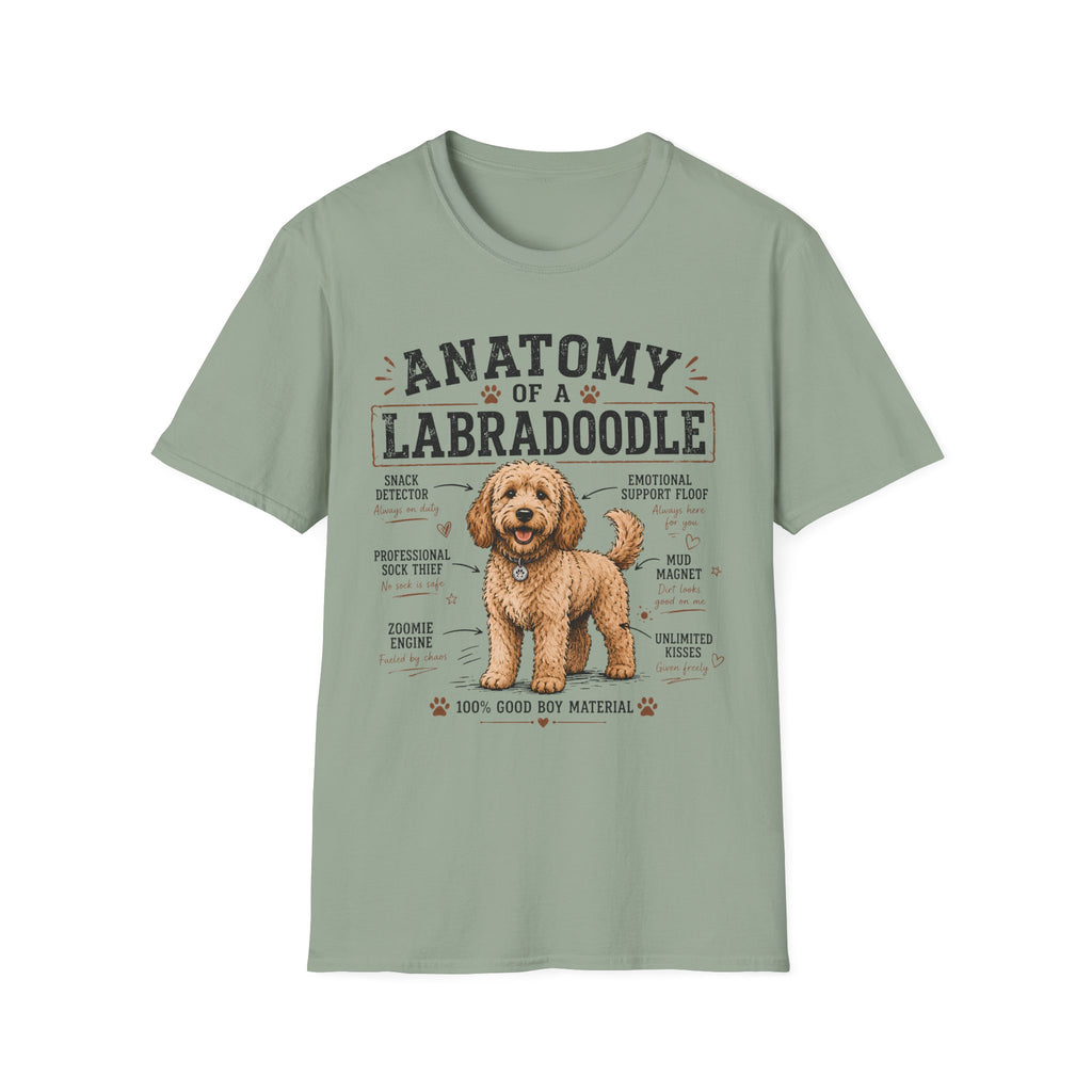 Anatomy of a Labradoodle T-Shirt