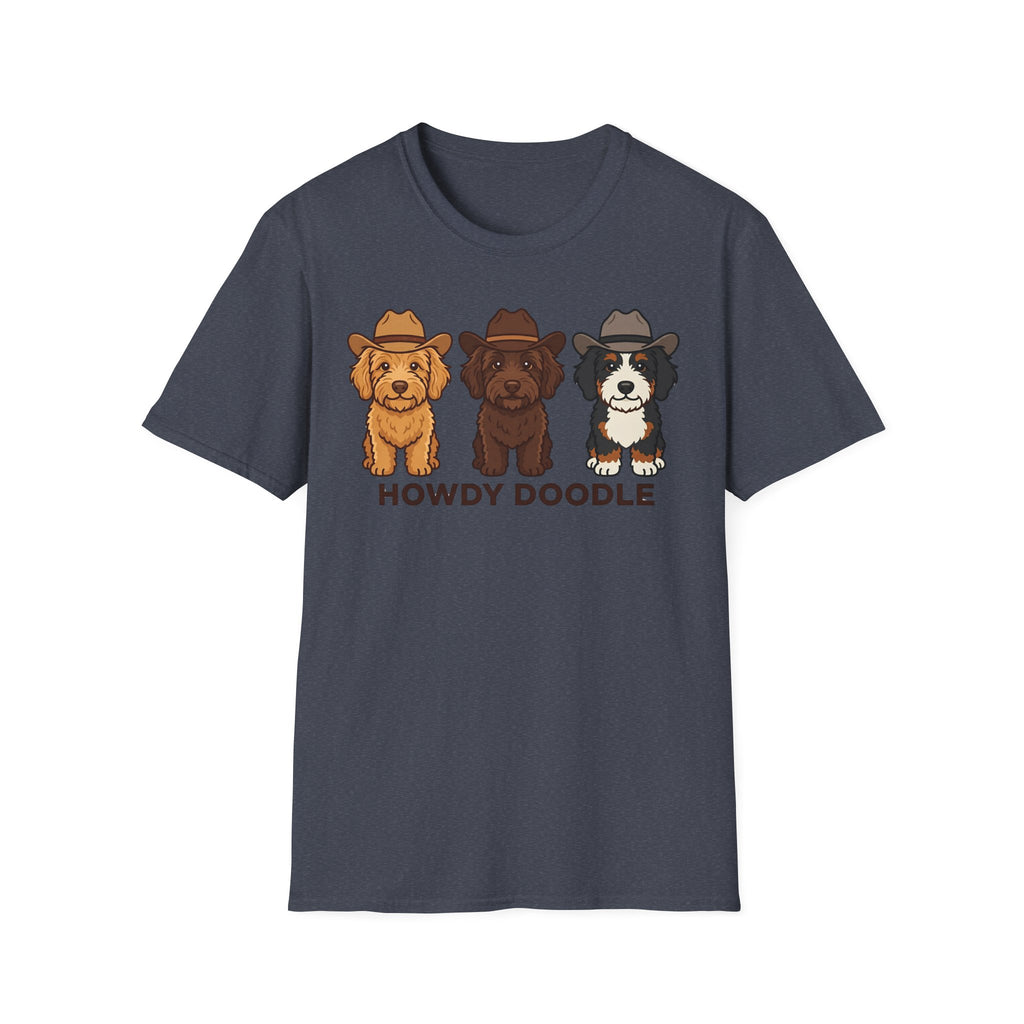 Howdy Doodle Cartoon Labradoodles T-Shirt