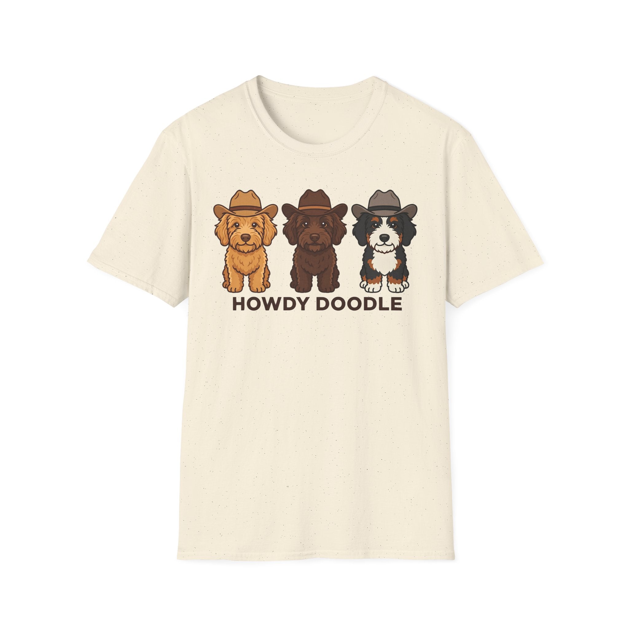 Howdy Doodle Cartoon Labradoodles T-Shirt