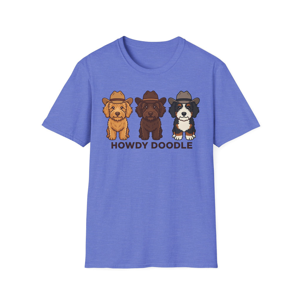 Howdy Doodle Cartoon Labradoodles T-Shirt