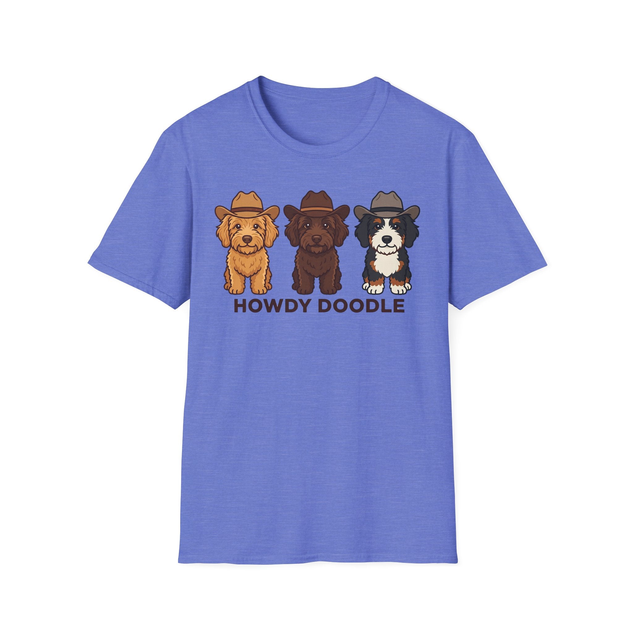 Howdy Doodle Cartoon Labradoodles T-Shirt