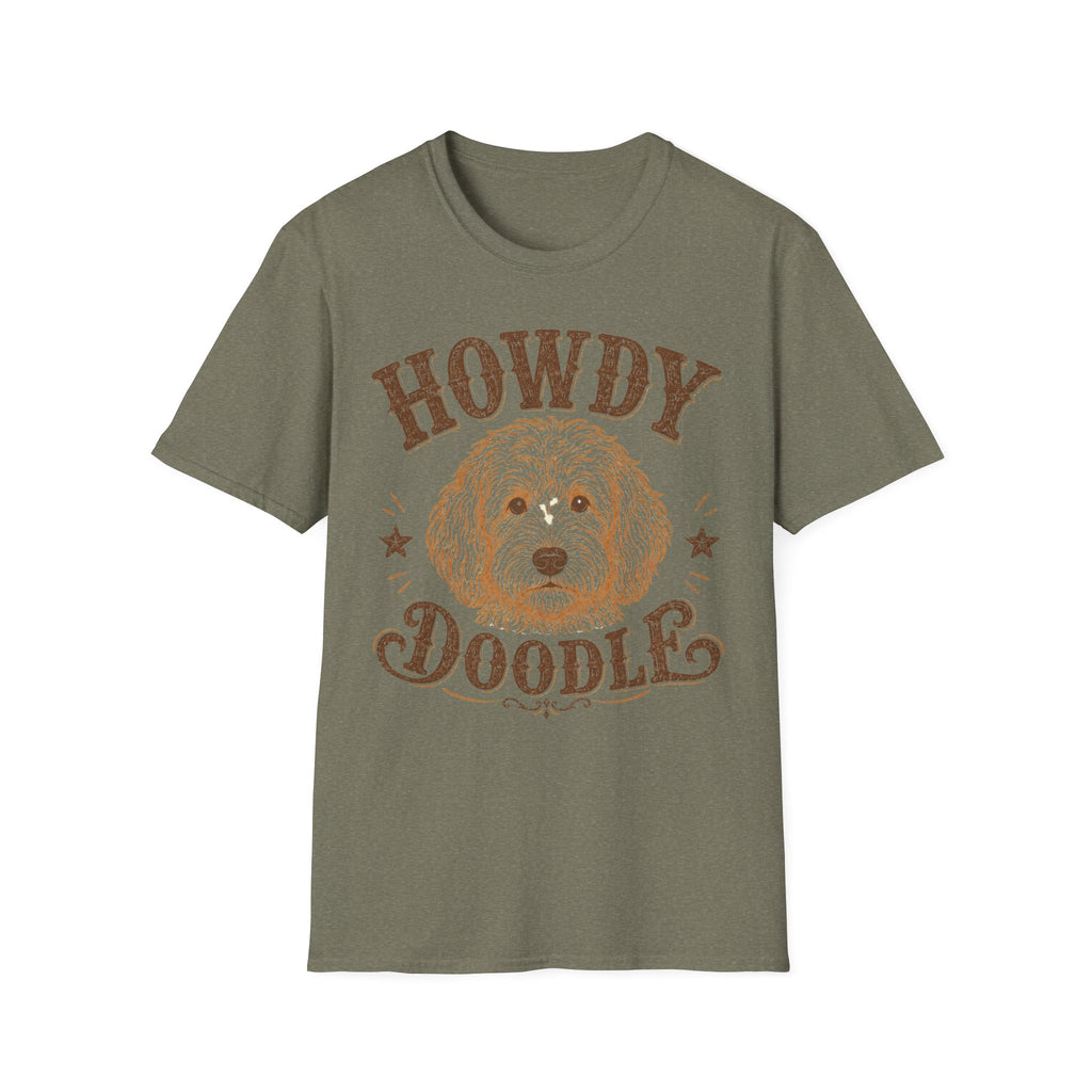 Howdy Doodle Labradoodle Face T-Shirt