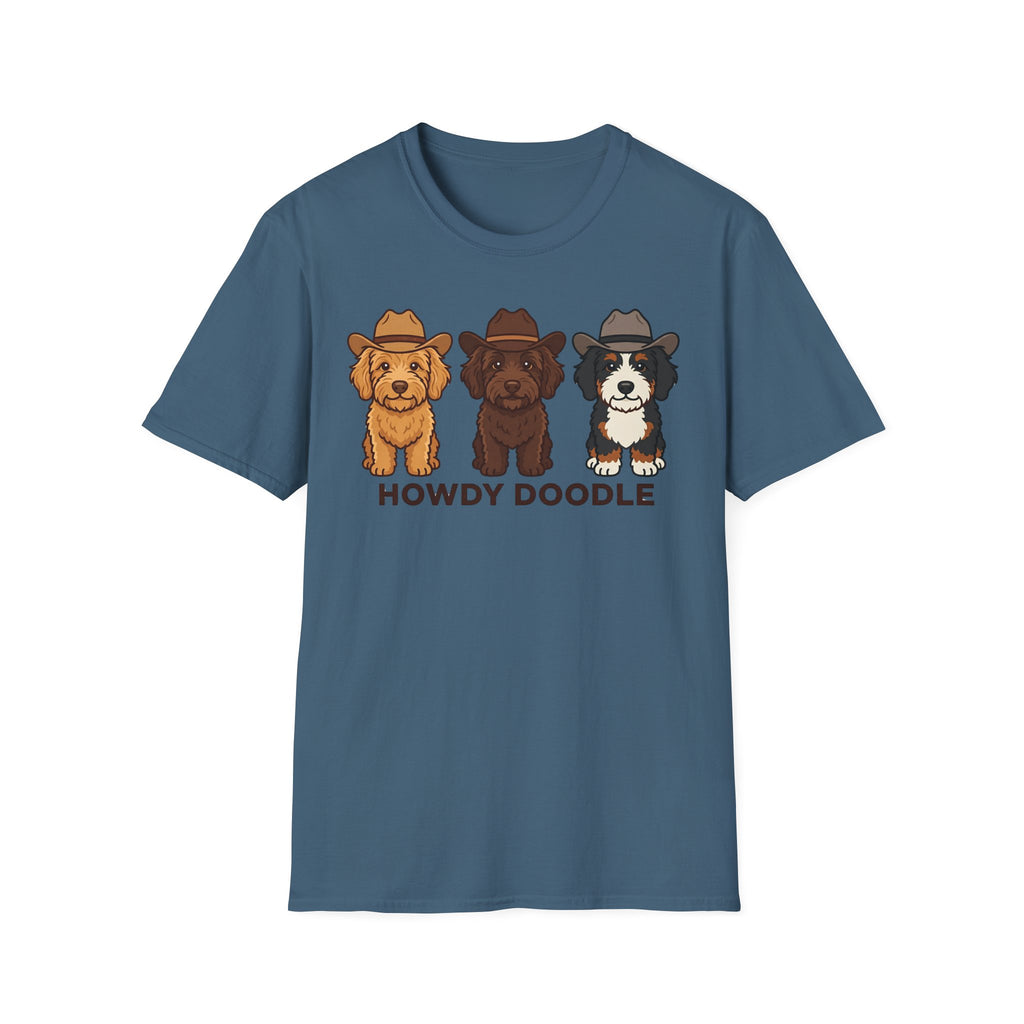 Howdy Doodle Cartoon Labradoodles T-Shirt