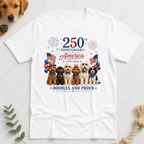 America 250 Doodles and Proud T-Shirt