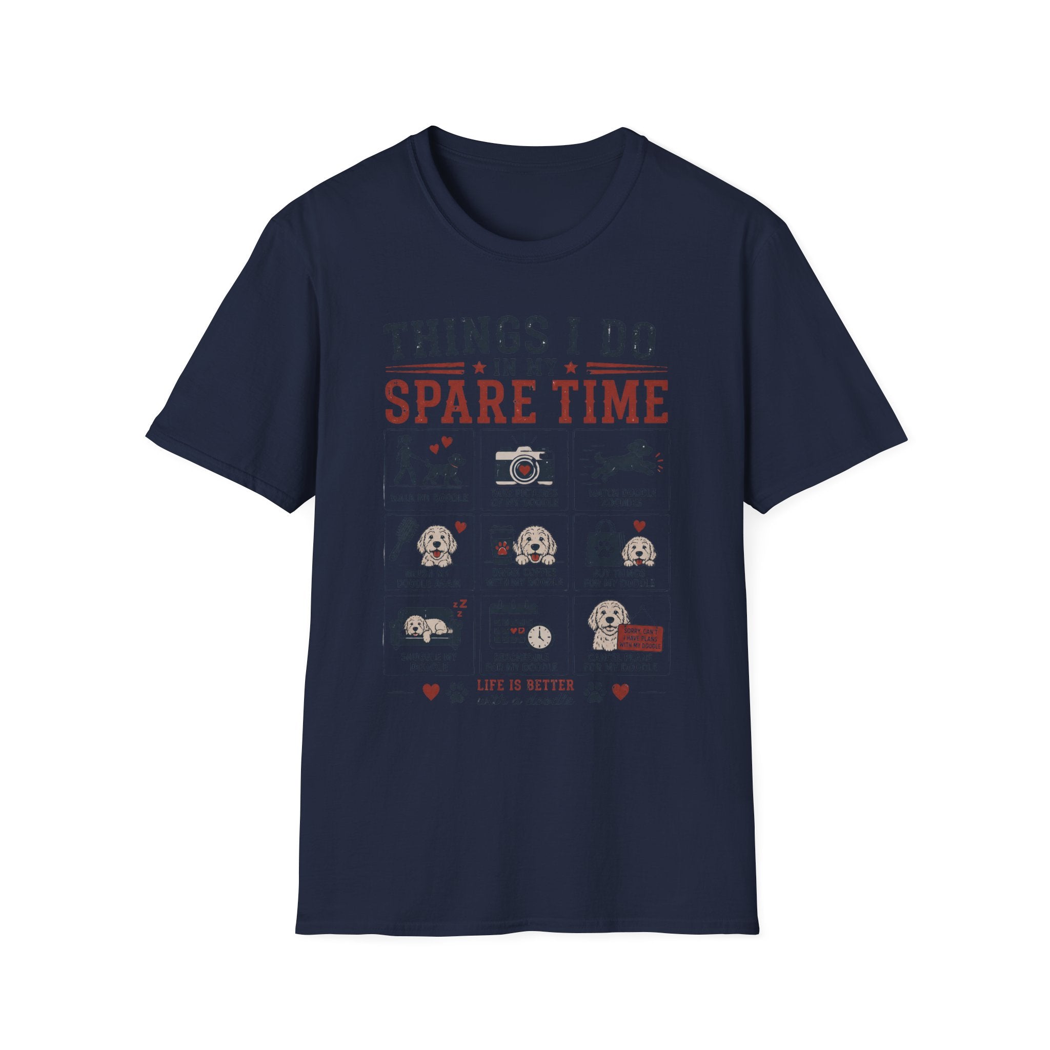 Things I Do in My Spare Time Doodle T-Shirt