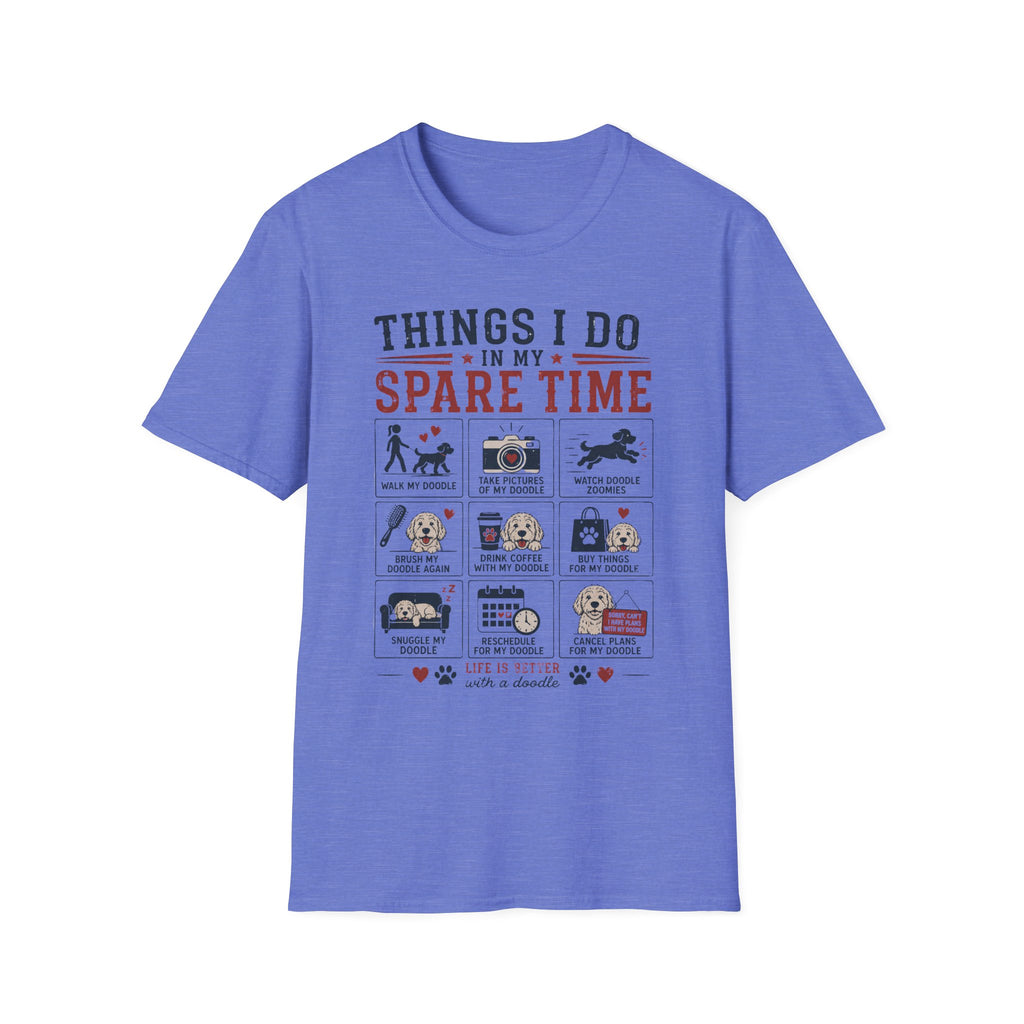 Things I Do in My Spare Time Doodle T-Shirt