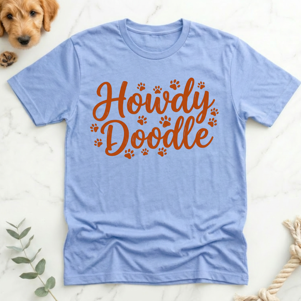 Howdy Doodle Text T-Shirt