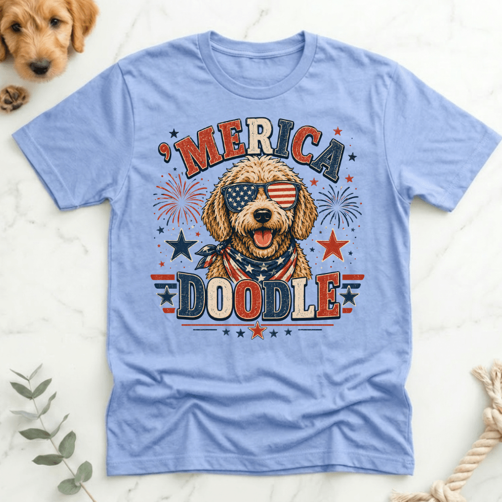 America Doodle T-Shirt - Doodle Brothers Co