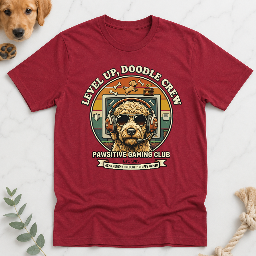 Level Up Doodle Crew T-Shirt