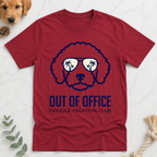 Out of Office Doodle Vacation Club T-Shirt