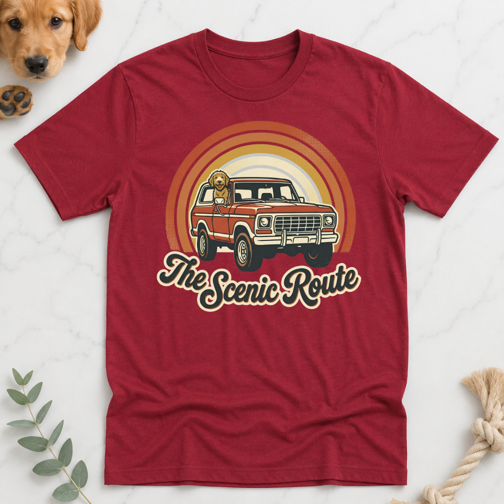 The Scenic Route Labradoodle Tshirt