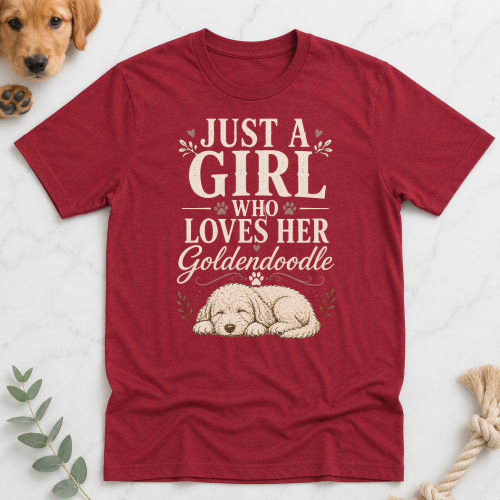 Just a Girl Who Loves Her GoldenDoodle T-Shirt