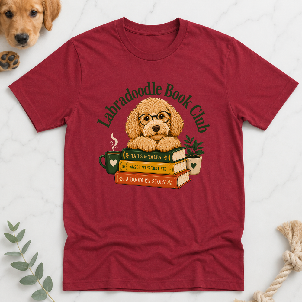 Labradoodle Book Club T-Shirt