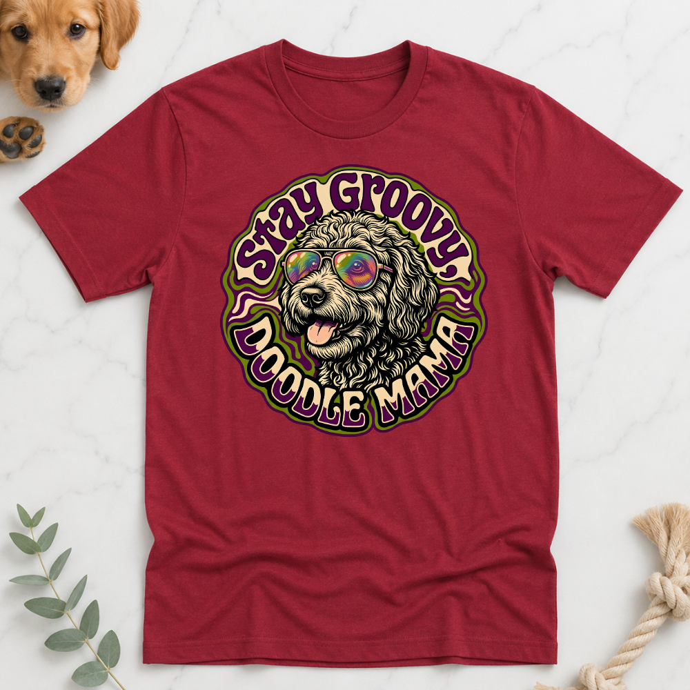 Stay Groovy Doodle Mama T-Shirt