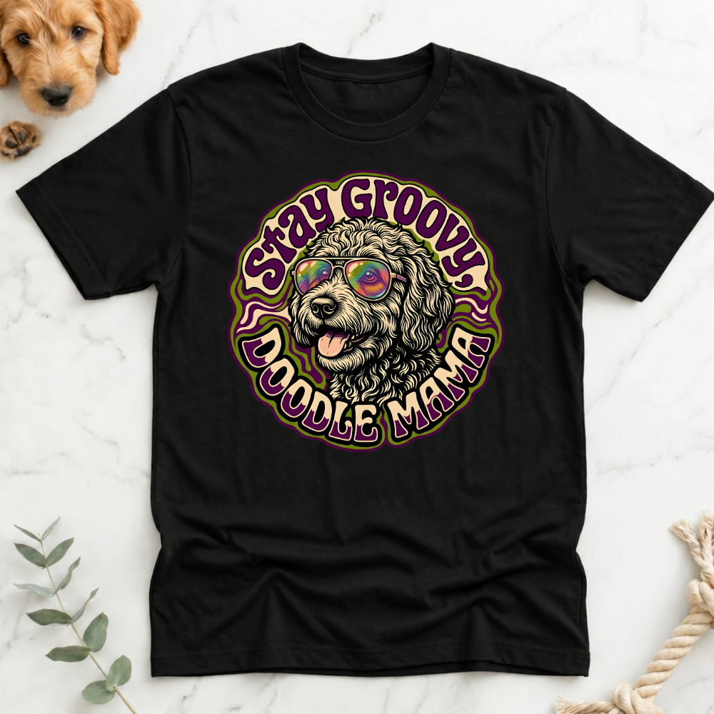 Stay Groovy Doodle Mama T-Shirt