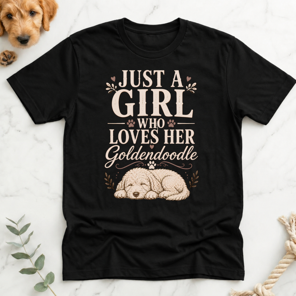 Just a Girl Who Loves Her GoldenDoodle T-Shirt