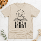 Books and Doodles T-Shirt - Doodle Brothers Co