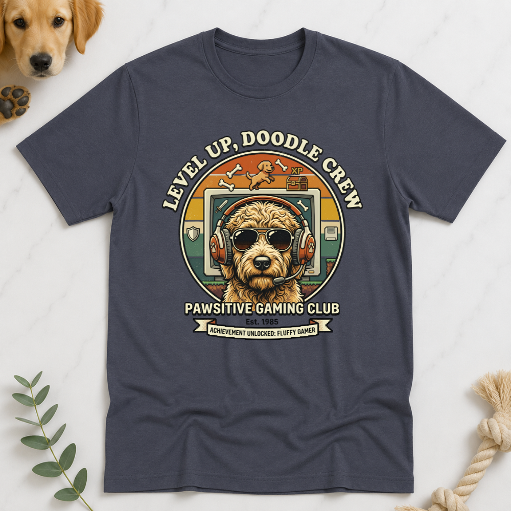 Level Up Doodle Crew T-Shirt