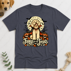 Fangs for Treats Halloween Doodle Tshirt