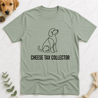 Cheese Tax Collector Line Doodle T-shirt - Doodle Brothers Co