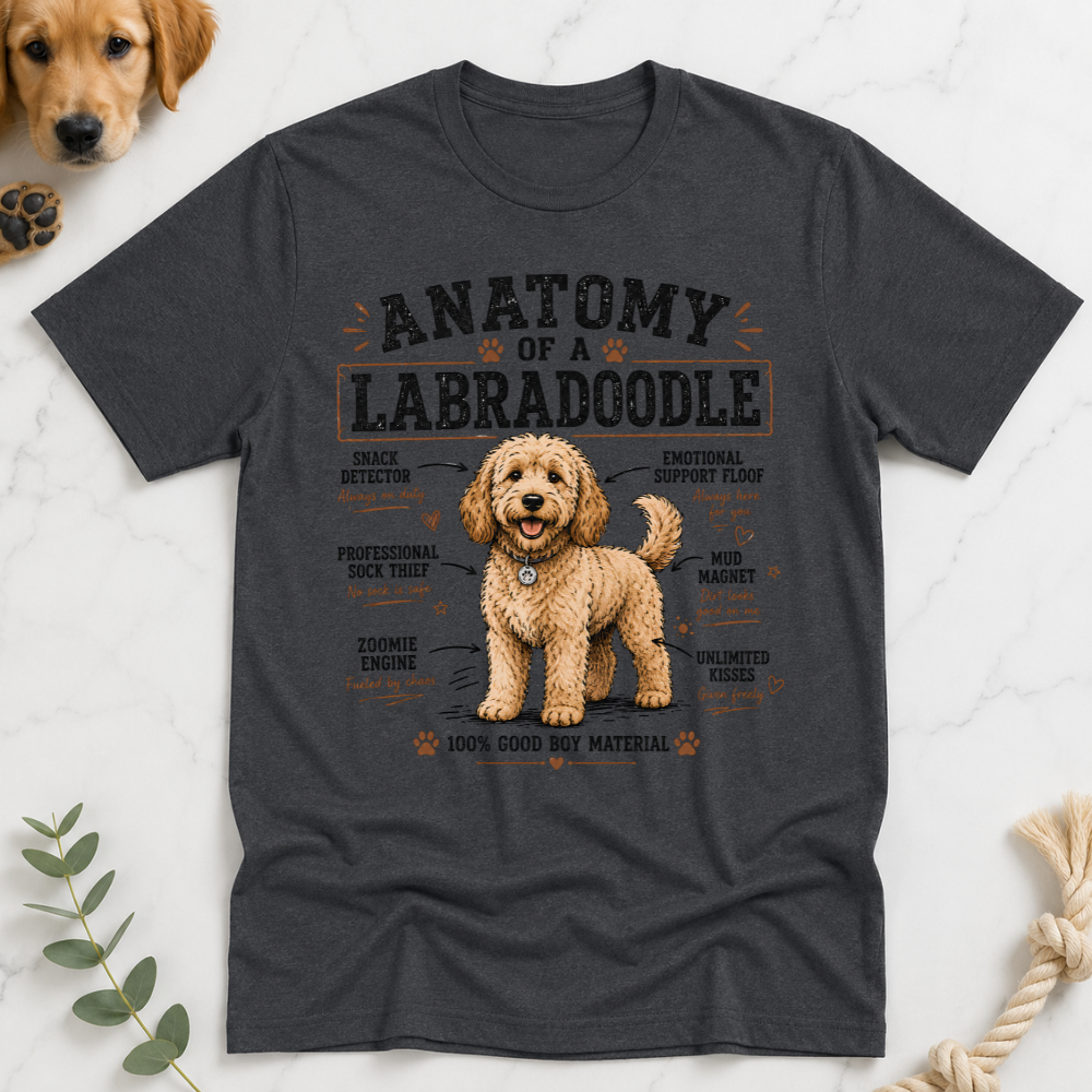Anatomy of a Labradoodle T-Shirt