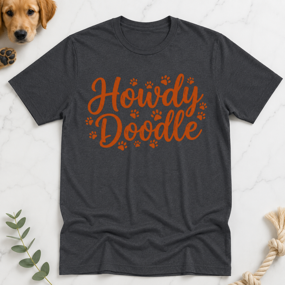 Howdy Doodle Text T-Shirt