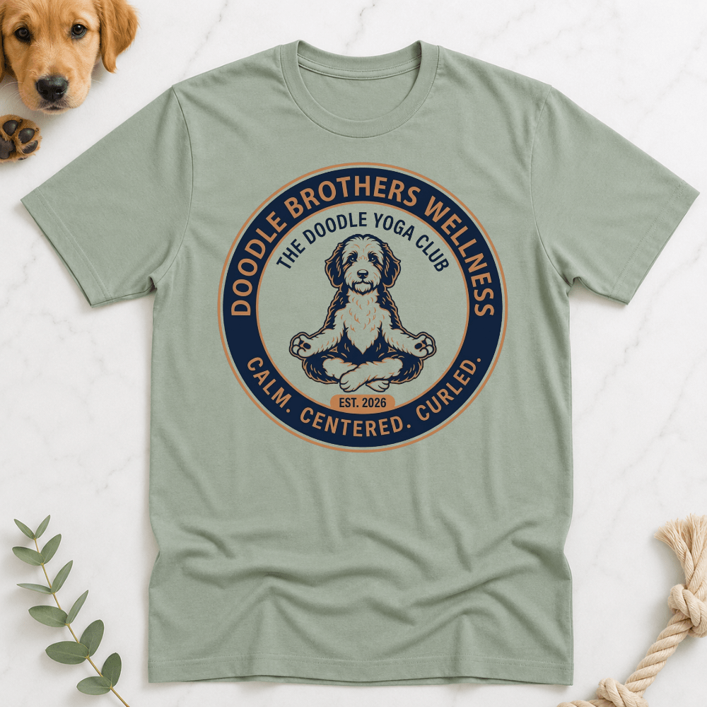 Doodle Yoga Club T-Shirt - Doodle Brothers Co