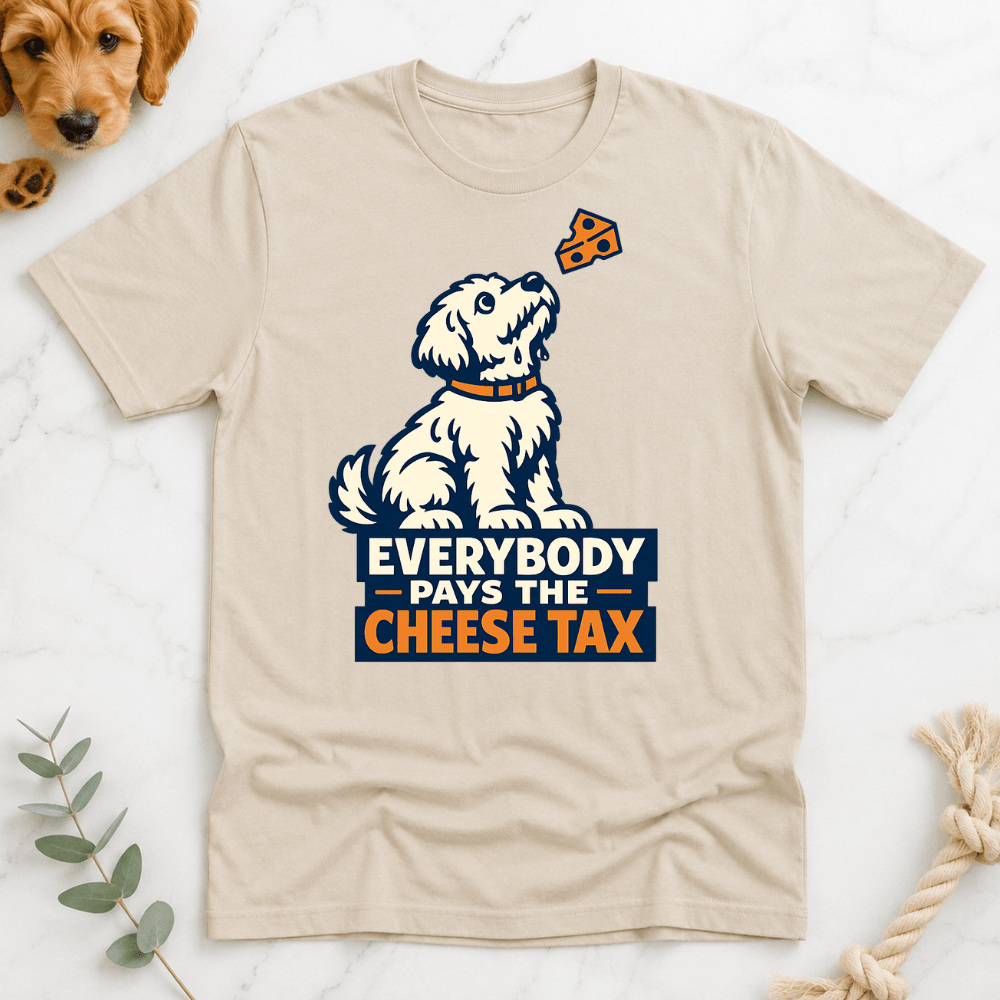 Everybody Pays the Cheese Tax T-Shirt - Doodle Brothers Co