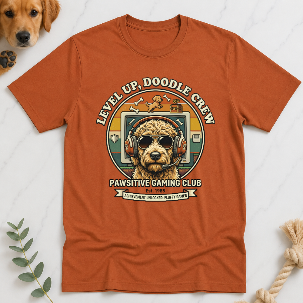 Level Up Doodle Crew T-Shirt