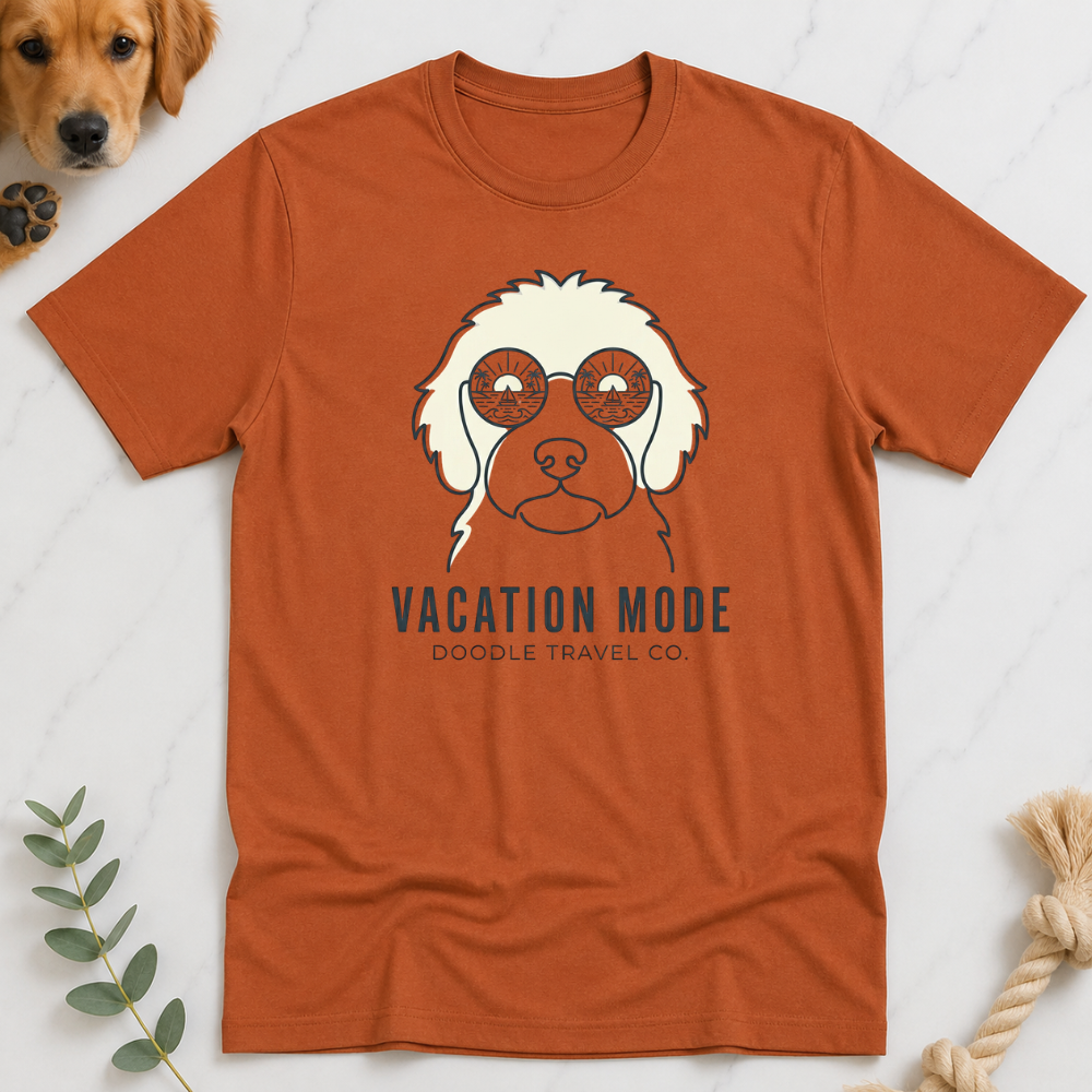 Vacation Mode Doodle Travel T-Shirt