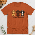 Howdy Doodle Cartoon Labradoodles T-Shirt
