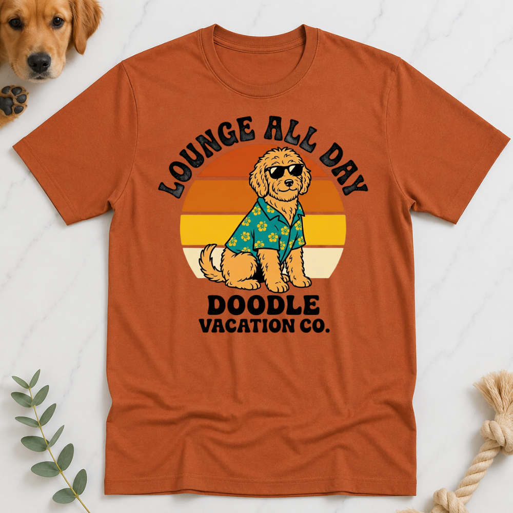 Lounge All Day Doodle Vacation T-Shirt