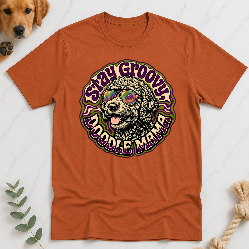 Stay Groovy Doodle Mama T-Shirt