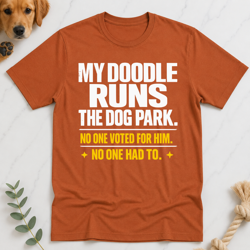 My Doodle Runs the Dog Park T-Shirt