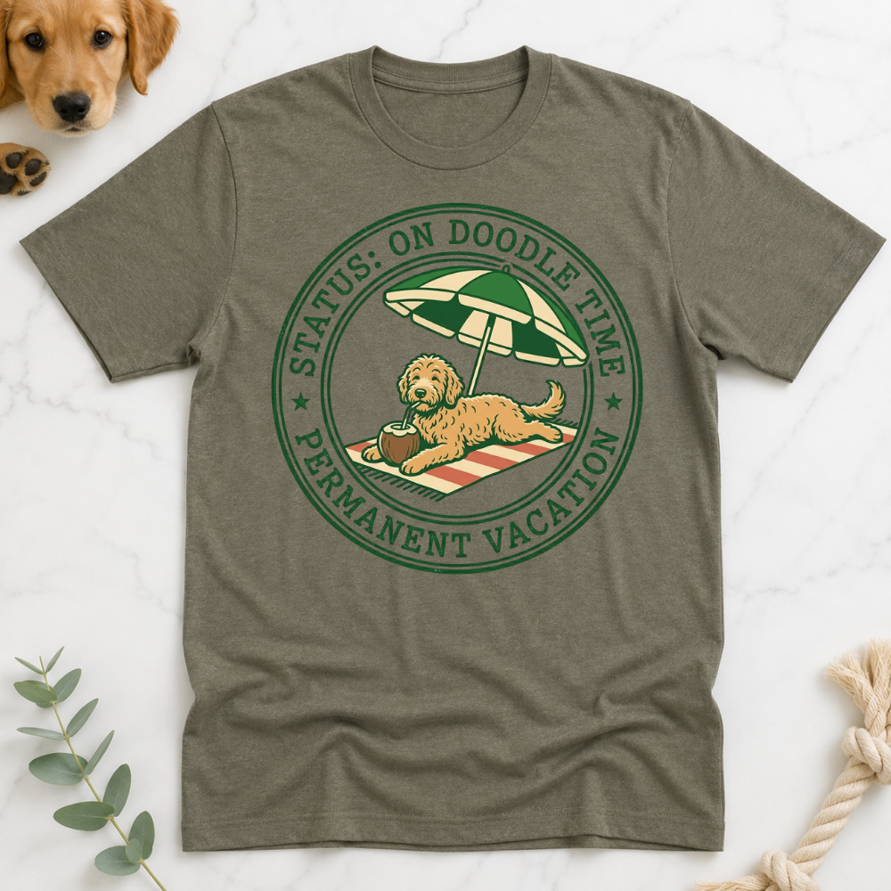 On Doodle Time Permanent Vacation T-Shirt