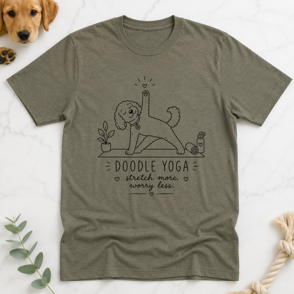 Stretch More Doodle Yoga T-Shirt