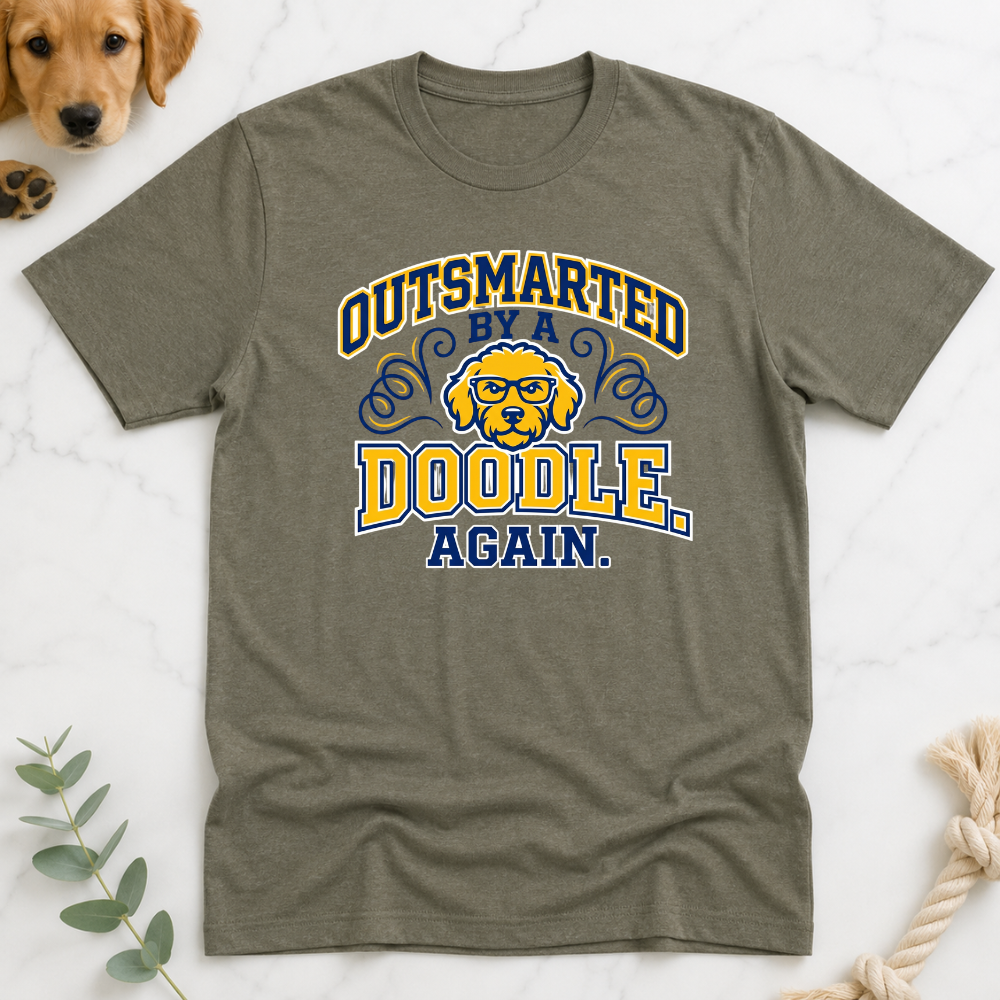 Outsmarted by a Doodle Again T-Shirt