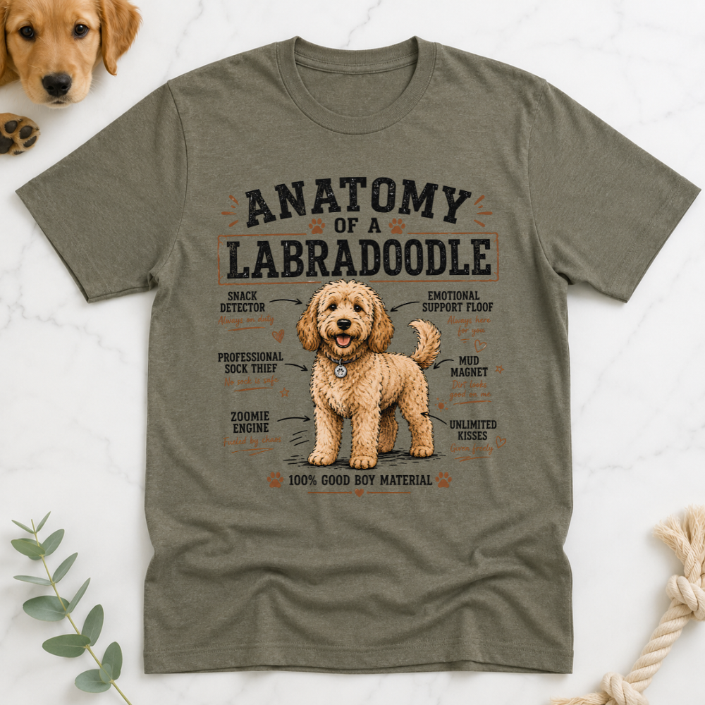 Anatomy of a Labradoodle T-Shirt