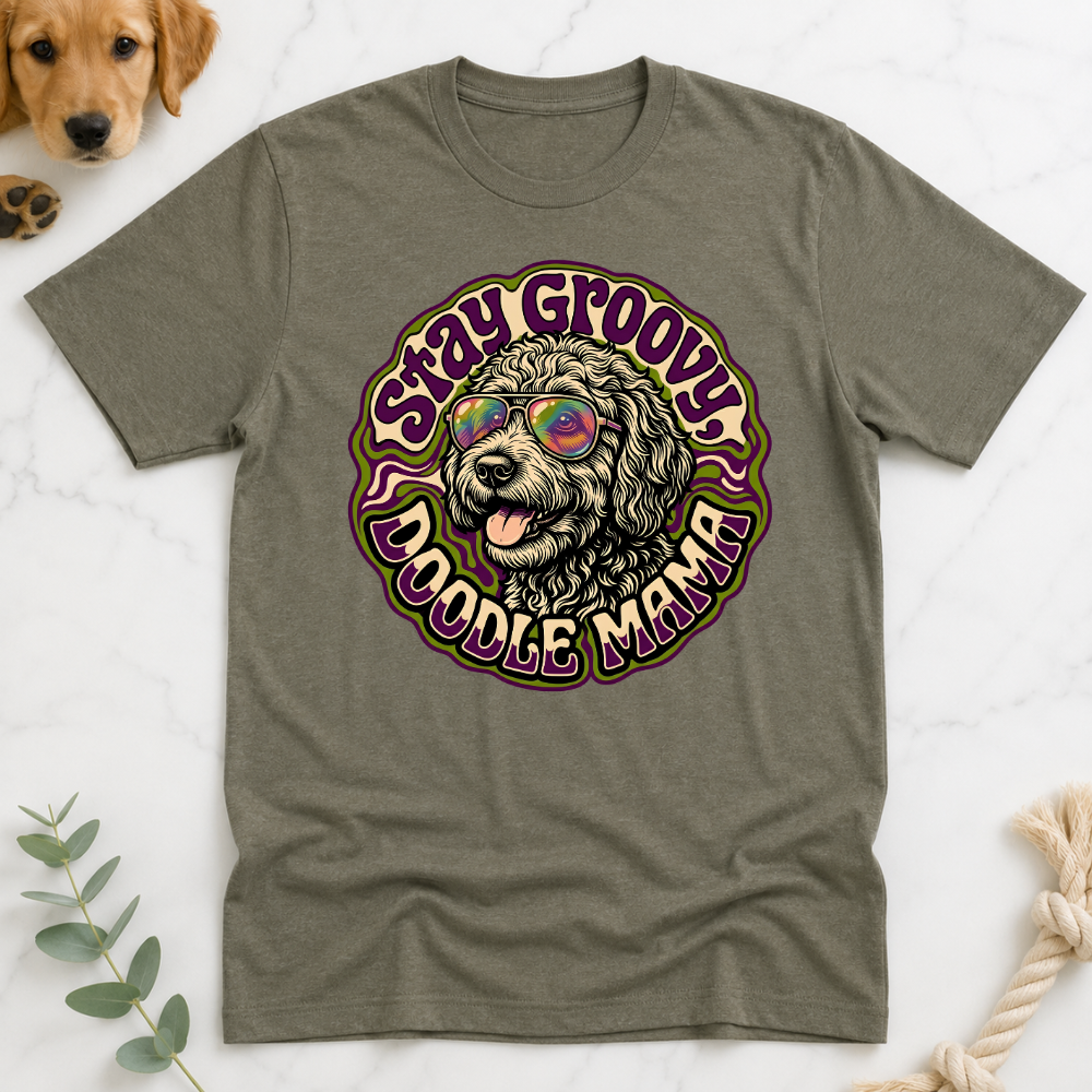 Stay Groovy Doodle Mama T-Shirt