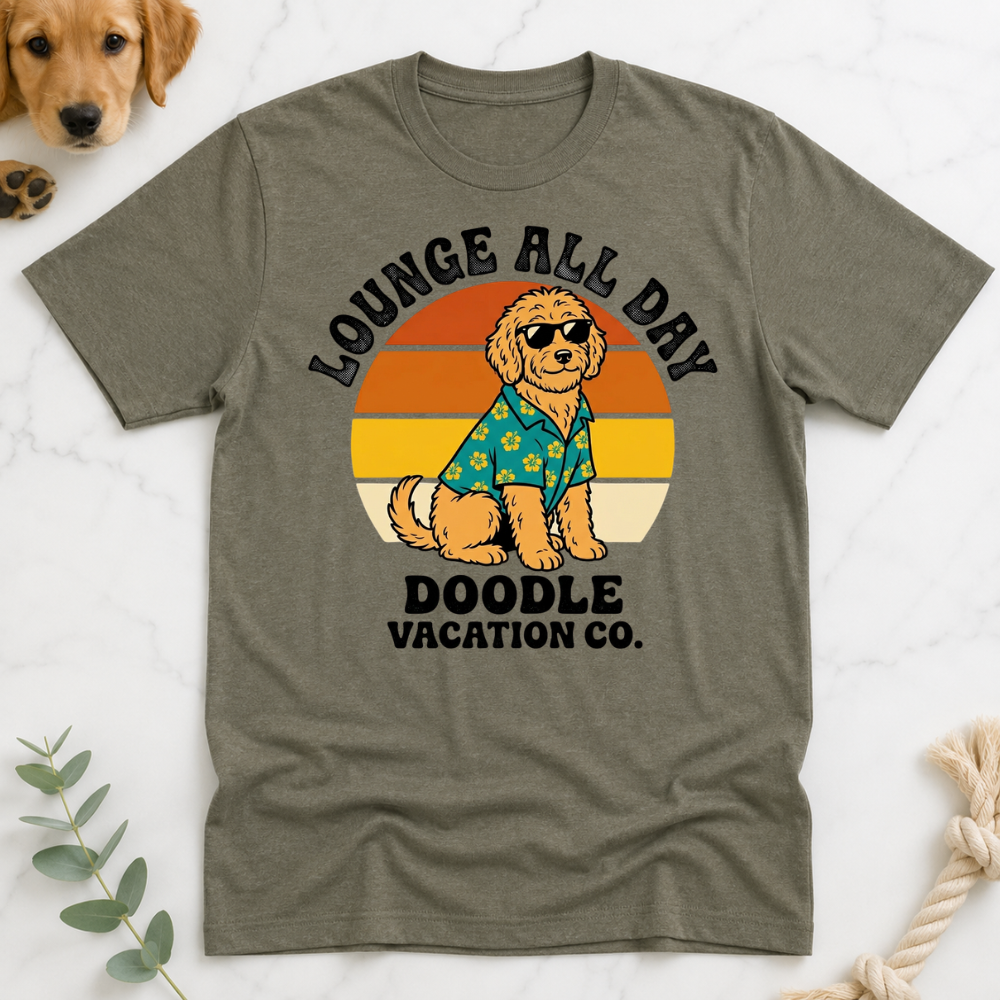 Lounge All Day Doodle Vacation T-Shirt