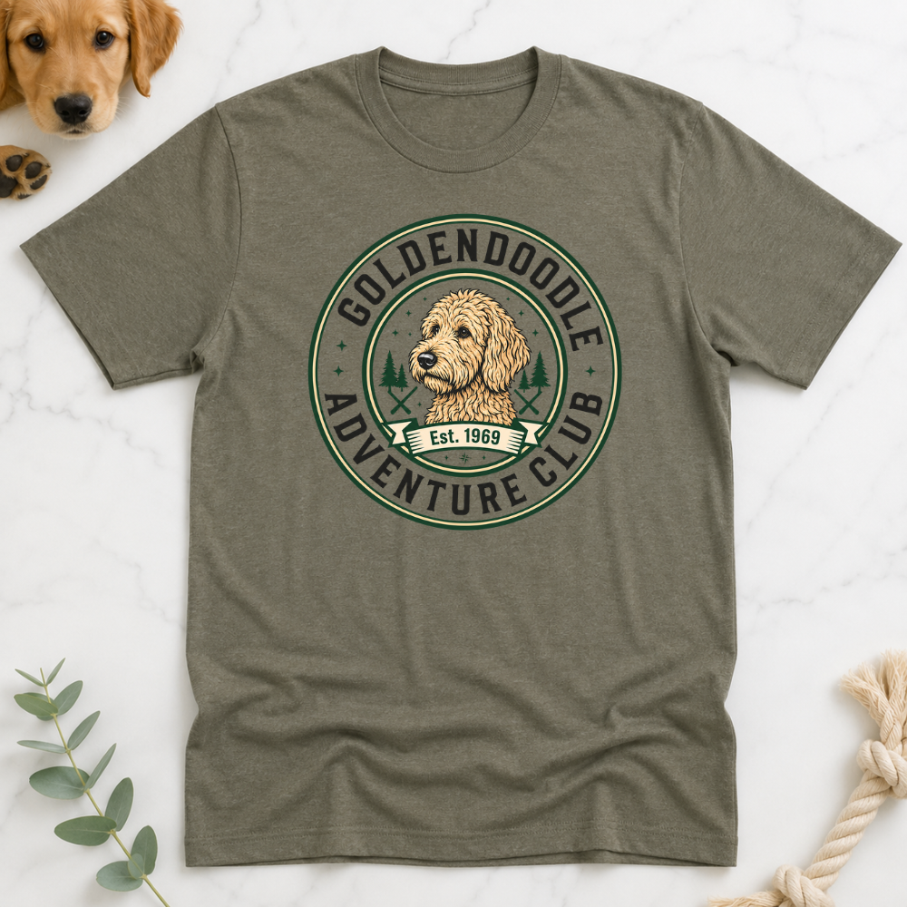 Goldenddoodle Adventure Club T-Shirt