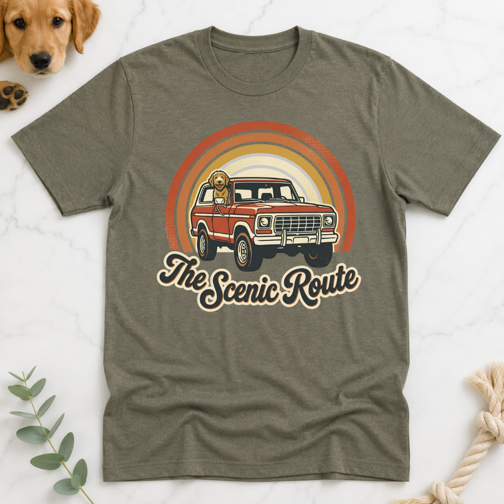 The Scenic Route Labradoodle Tshirt