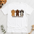 Howdy Doodle Cartoon Labradoodles T-Shirt - Doodle Brothers Co