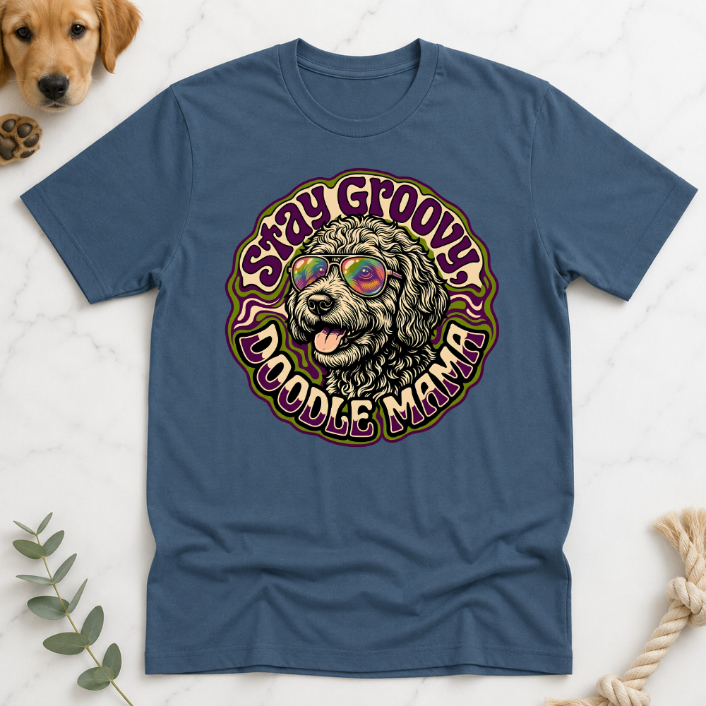 Stay Groovy Doodle Mama T-Shirt