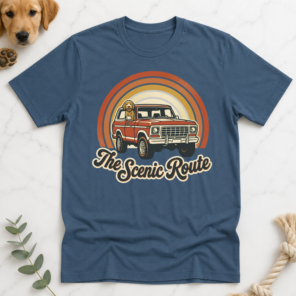 The Scenic Route Labradoodle Tshirt